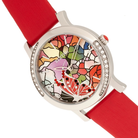 BTHBR8702 NWT Women\'s Leather Band Watch main image 2